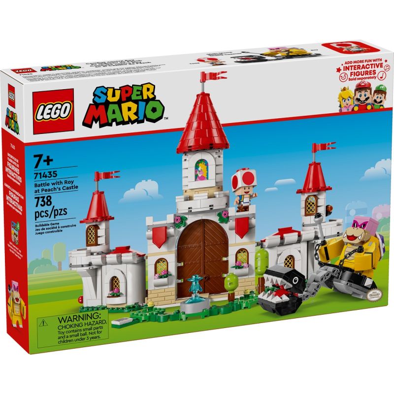 LEGO 71435 SUPER MARIO BATTAGLIA CON ROY AL CASTELLO DI PEACH AGOSTO 2024