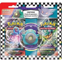 POKEMON BLISTER 2 BUSTINE CON GOMMA BELLIBOLT BACK TO SCHOOL ITA - 820650605147