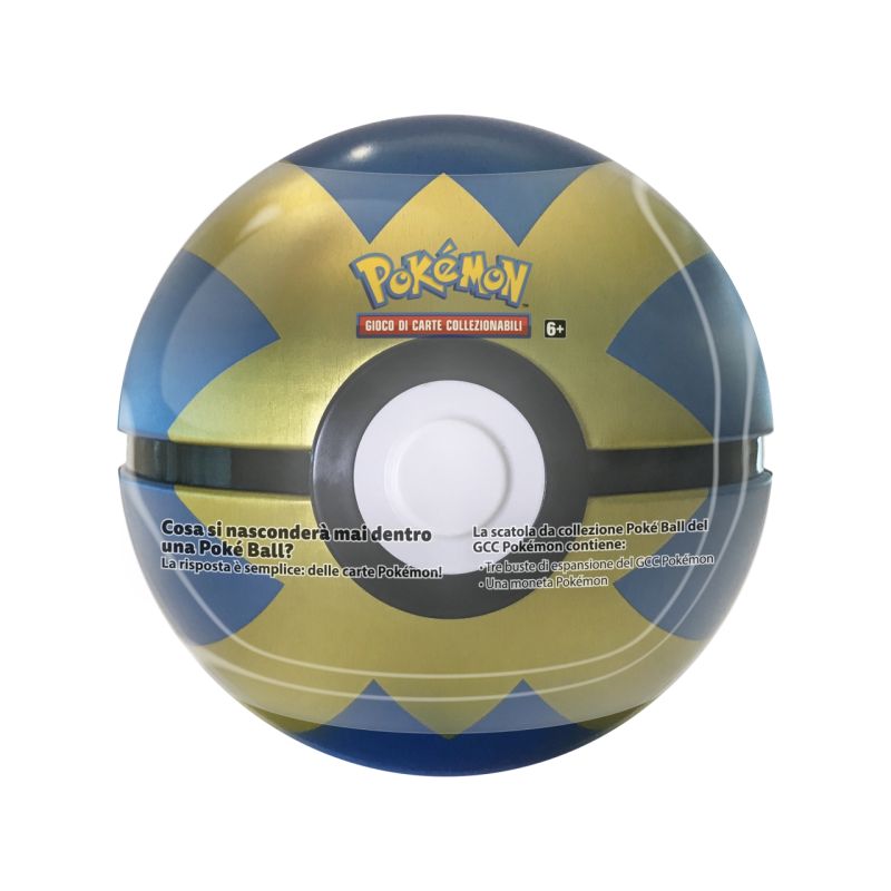 POKEMON TIN POKE BALL MEGA BALL TURCHESE BEST OF 2021 IN ITALIANO