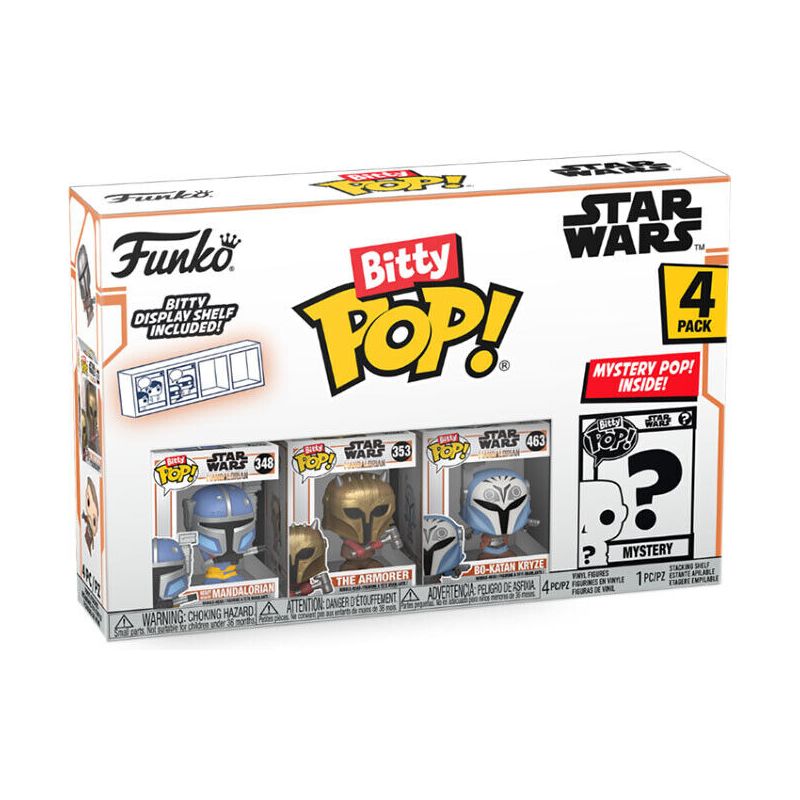 FUNKO BITTY POP HEAVY MANDALORIAN STAR WARS: THE MANDALORIAN VINYL FIGURE 4 PZ