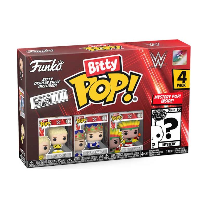 FUNKO BITTY POP DUSTY RHODES - WWE VINYL FIGURE 4 PZ - 75462