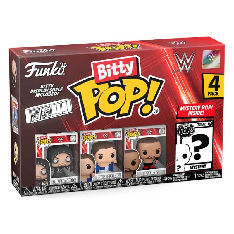 FUNKO BITTY POP THE UNDERTAKER - WWE VINYL FIGURE 4 PZ 75464 -