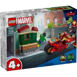 LEGO 76287 MARVEL SUPER HOROES IRON MAN CON MOTO E THE HULK AGOSTO 2024