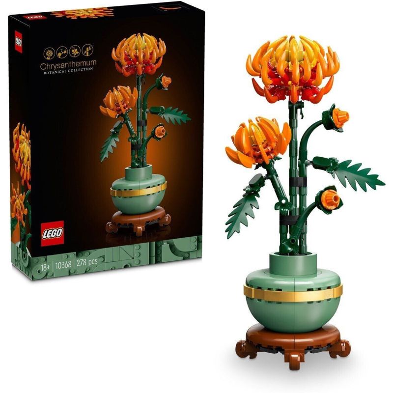 LEGO 10368 CRISANTEMO BOTANICALS CHRYSANTHEMUM AGOSTO 2024 ICONS