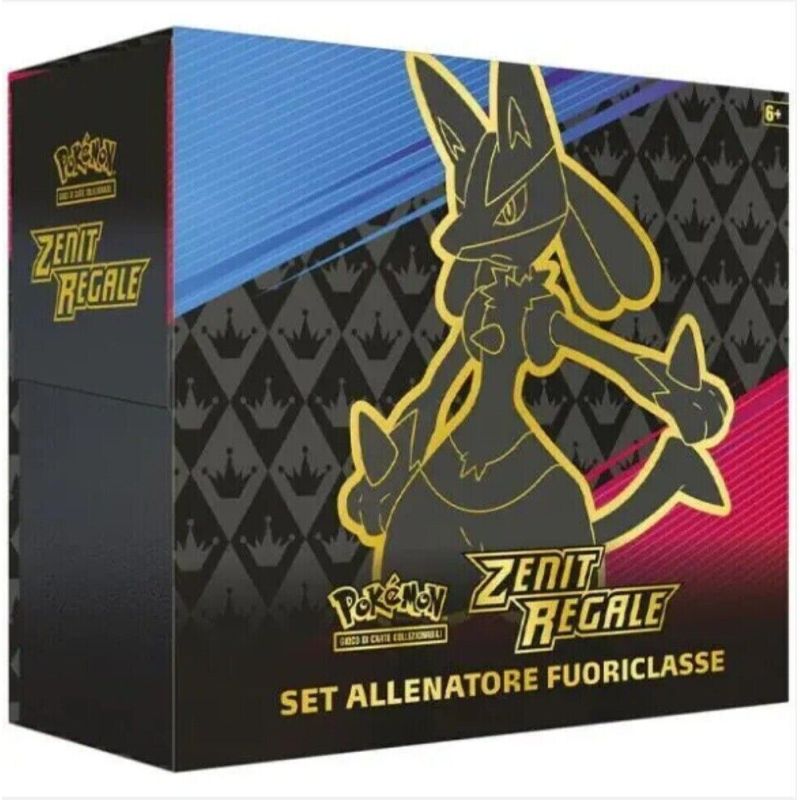 POKEMON SET ALLENATORE FUORICLASSE ZENIT REGALE SPADA E SCUDO (LUCARIO) R