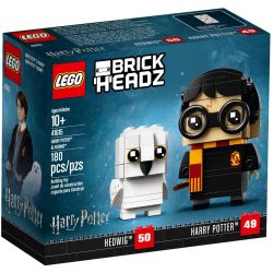 LEGO BRICKHEADZ 41615 WIZARDING WORLD HARRY POTTER & HEDWIG LUG 2018