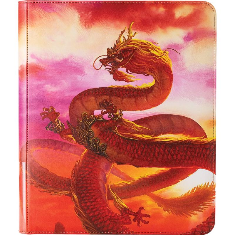 DRAGON SHIELD ZIPSTER ALBUM REGULAR YEAR WOOD DRAGON 360 CARTE