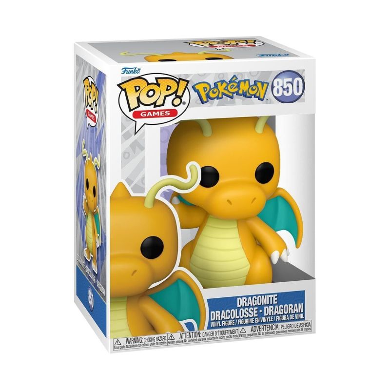 FUNKO POP 850 DRAGONITE EMEA POKEMON 9 CM