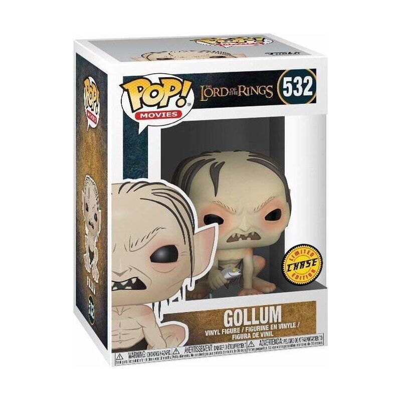 FUNKO POP MOVIES 532 GOLLUM CHASE THE LORD OF THE RINGS 9 CM