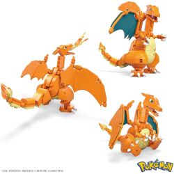 Pokémon Mega Construx Wonder Builders Construction Set Charizard 10 cm