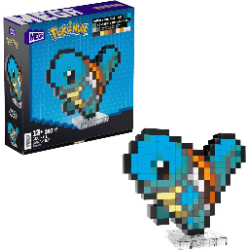 Pokémon MEGA CONSTRUX Construction Set Squirtle Pixel Art