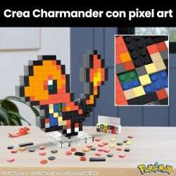 Pokémon MEGA CONSTRUX Construction Set Charmander Pixel Art