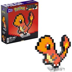 Pokémon MEGA CONSTRUX Construction Set Charmander Pixel Art