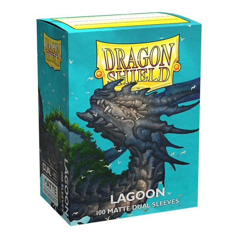 AT-15048 DRAGON SHIELD 100 BUSTINE STANDARD - DUAL MATTE LAGOON SARAS