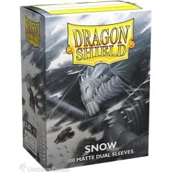 AT-15005 DRAGON SHIELD 100 BUSTINE STANDARD - DUAL MATTE SNOW NIRIN