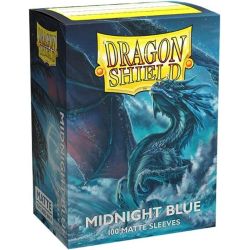 AT-11057 DRAGON SHIELD 100 BUSTINE MATTE STANDARD - MIDNIGHT BLUE