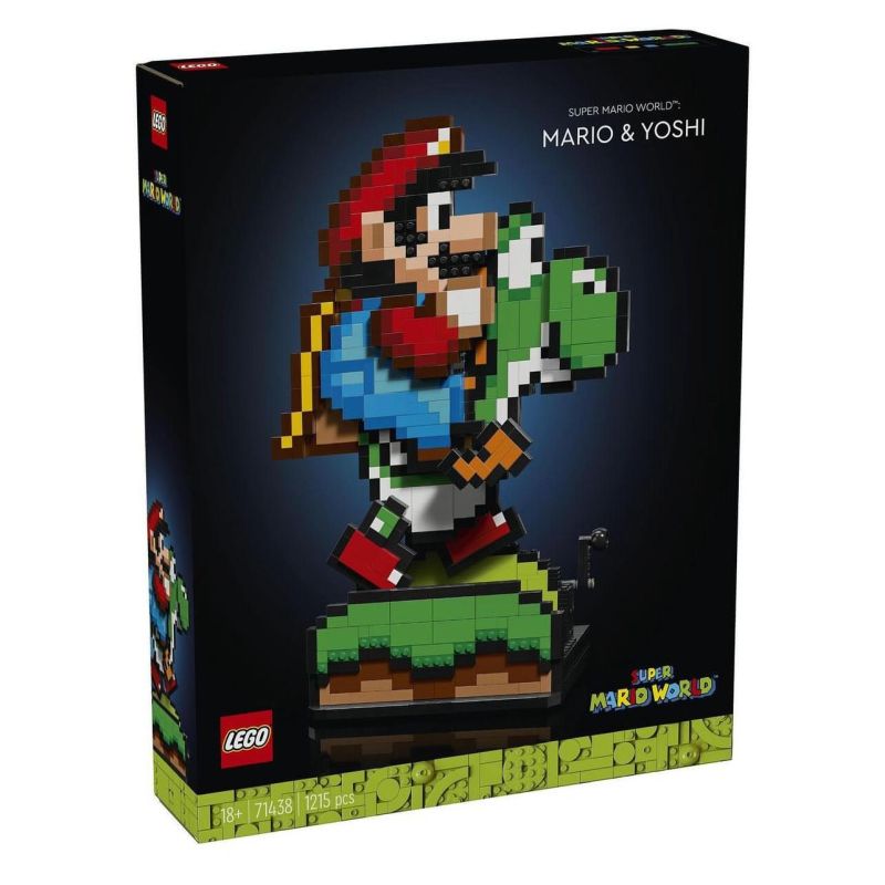 LEGO 71438 SUPER MARIO WORLD: MARIO E YOSHI OTTOBRE 2024