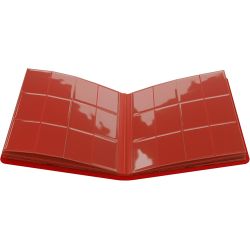 GAMEGENIC CASUAL ALBUM - 24-POCKET ALBUM - RED 480 CARTE