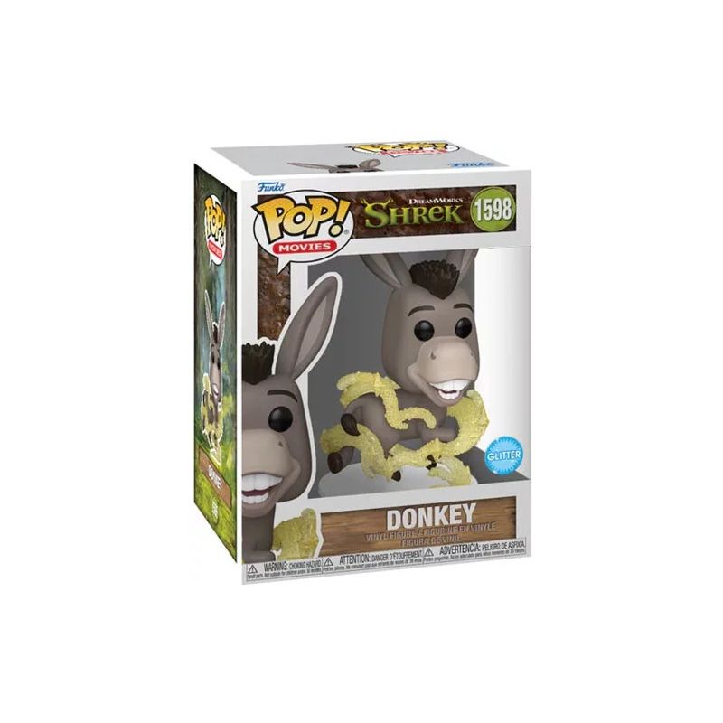 FUNKO POP 1598 SHREK DONKEY DREAMWORKS: 30TH ANNIVERSARY GLITTER