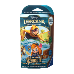 LORCANA GO GO TOMAGO SCHEGGIA STARTER DECK MARE DI AZZURRITE ITA SmeraldoZaffiro