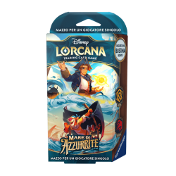 LORCANA - JIM HAWKINS E TIGRO STARTER DECK MARE DI AZZURRITE ITA Ambra/Rubino