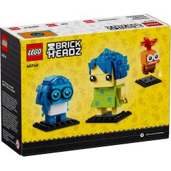 LEGO 40749 Gioia, Tristezza e Ansia INSIDE OUT 2 BRICKHEADZ 2024