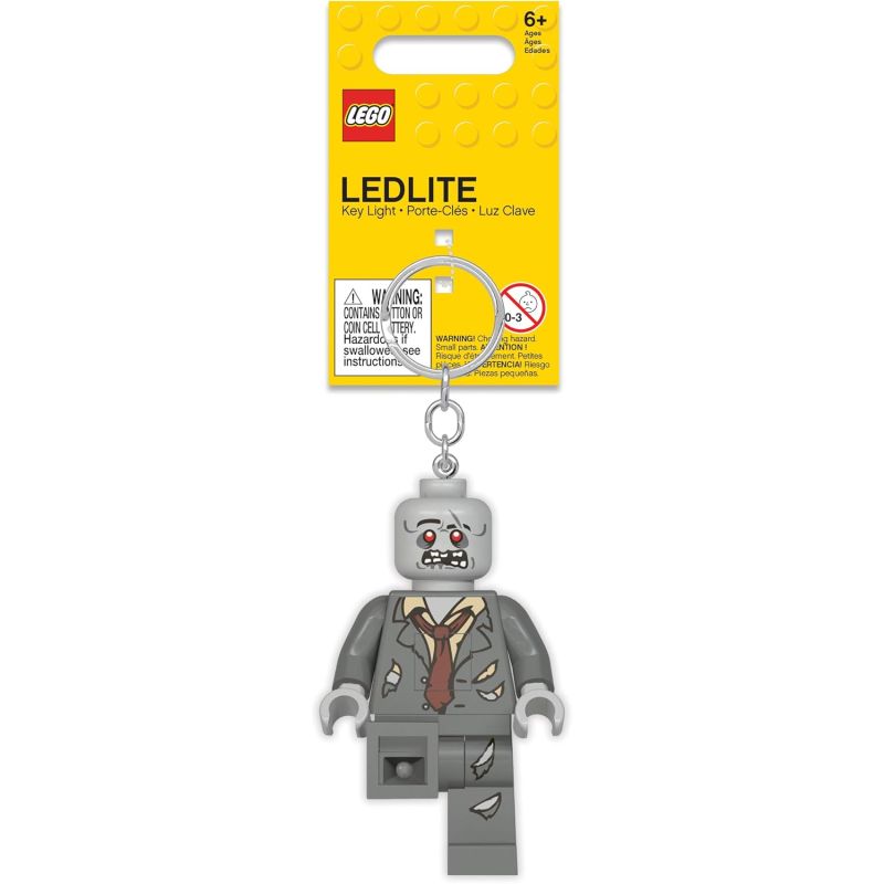 LEGO CLASSIC ZOMBIE KEY LIGHT PORTACHIAVI KEYCHAIN LED LITE