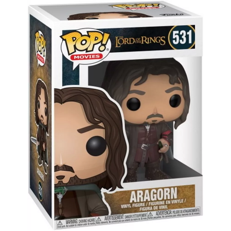 FUNKO POP 531 ARAGORN THE LORD OF THE RINGS VINYK FUGYRE 9CM