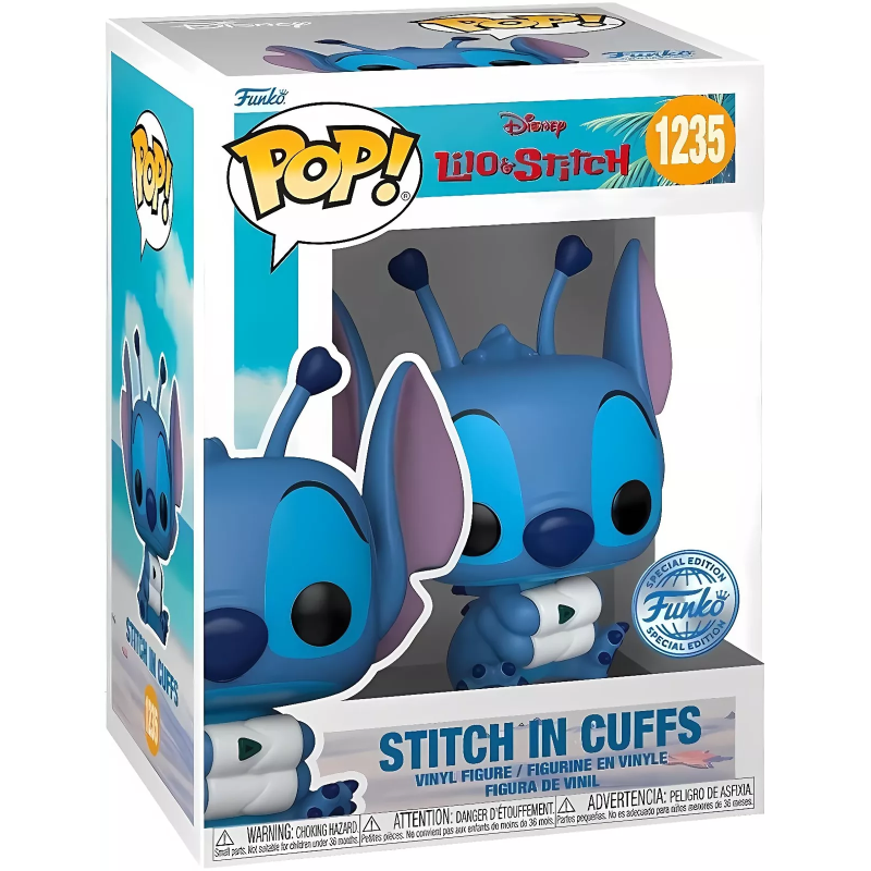 FUNKO POP 1235 STITCH IN CUFFS VINYL DISNEY: LILO & STITCH - FIGURE 9CM