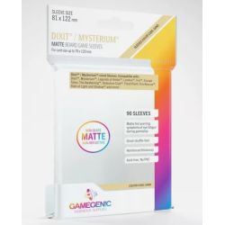 Gamegenic - MATTE Dixit Sleeves 81 x 122 mm - Clear (90 Sleeves)