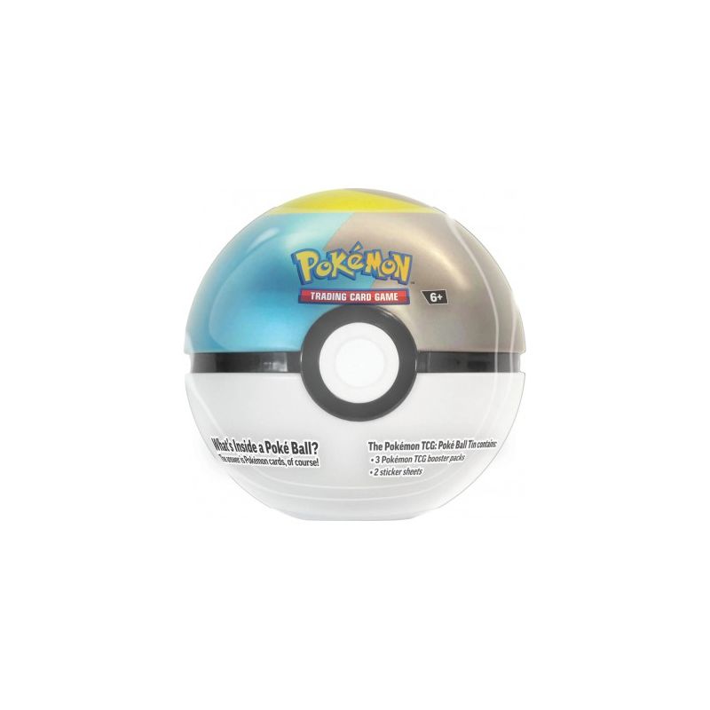 POKEMON TIN POKE BALL LUNA BALL AZZURRA OTTOBRE 2024 IN ITALIANO