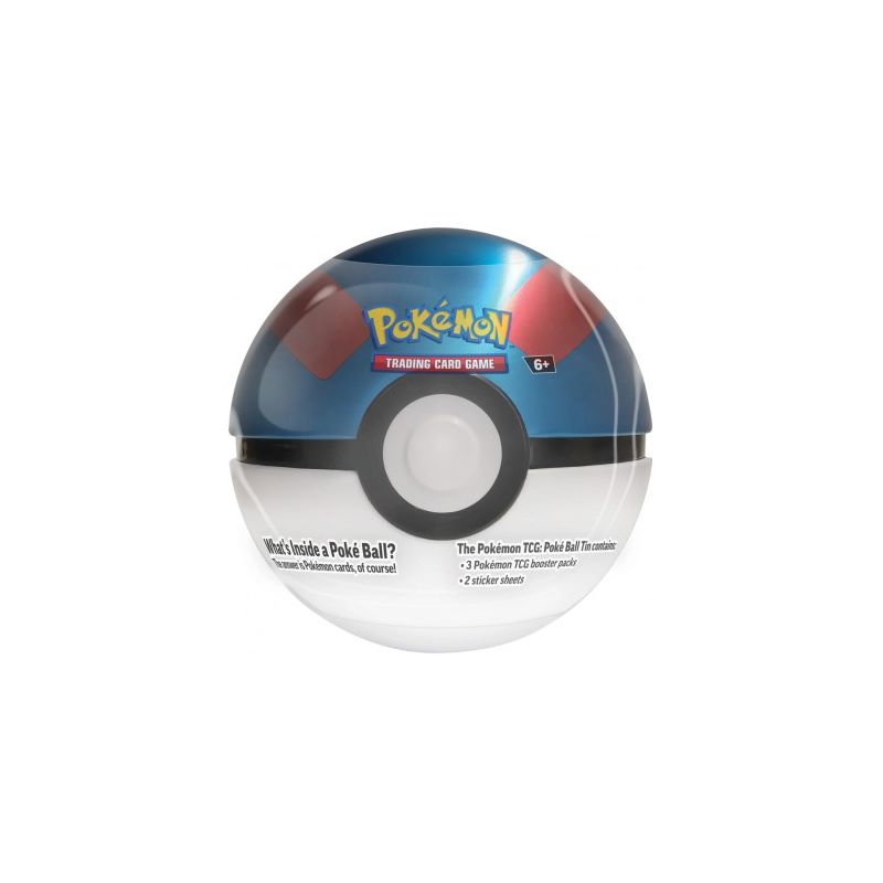 POKEMON TIN POKE BALL MEGA BALL TURCHESE OTTOBRE 2024 IN ITALIANO