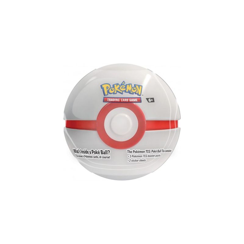 POKEMON TIN POKE BALL PREMIER BALL BIANCA OTTOBRE 2024 IN ITALIANO