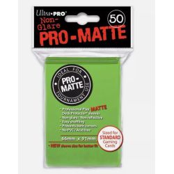 50 BUSTINE STANDARD PRO MATTE - LIME GREEN 66X91MM