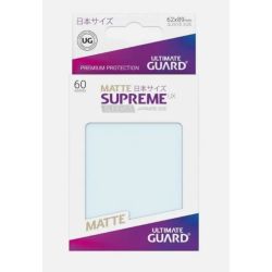 UGD010590 ULTIMATE GUARD SUPREME UX SLEEVES JAPANESE SIZE MATTE TRANSPARENT (60)