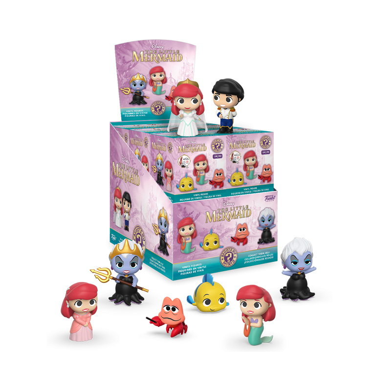 FUNKO POP MYSTERY MINIS THE LITTLE MERMAID BOX DA 12 PERSONAGGI