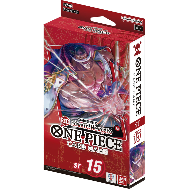 ONE PIECE CARD GAME ST-15 STARTER Red Edward Newgate ENG