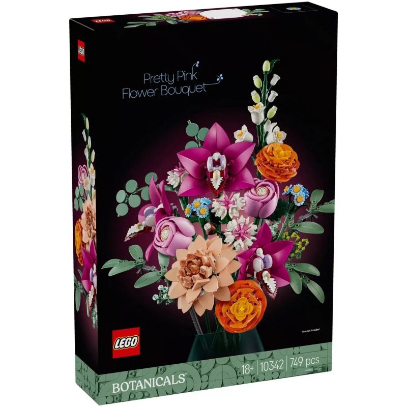 LEGO 10342 BOTANICALS BOUQUET DI FIORI ROSA GENNAIO 2025 2026 2027 2028