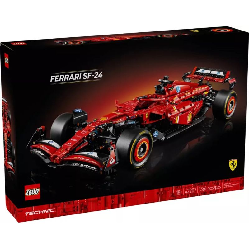 LEGO 42207 TECHNIC MONOPOSTO F1 FERRARI SF-24 MARZO 2025