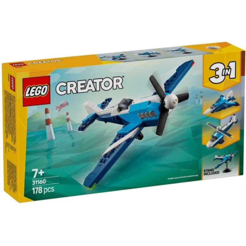 LEGO 31160 CREATOR VELIVOLO: AEREO DA COMPETIZIONE GENNAIO 2025