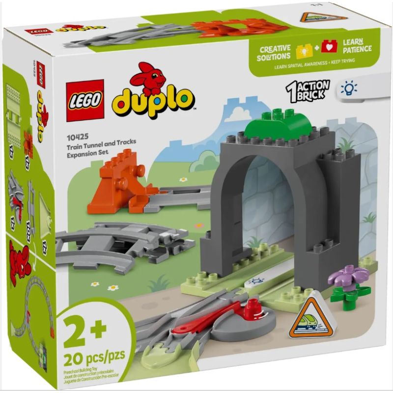 LEGO 10425 DUPLO  PACK DI ESPANSIONE TUNNEL E BINARI FERROVIARI GENNAIO 2025