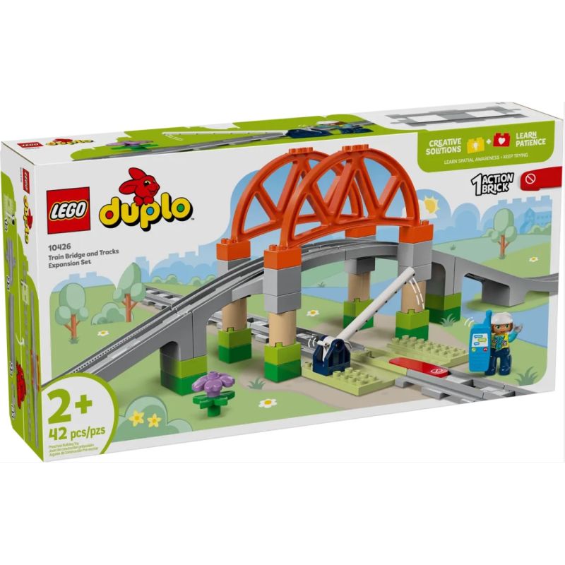 LEGO 10426 DUPLO  PACK DI ESPANSIONE PONTE E BINARI FERROVIARI GENNAIO 2025