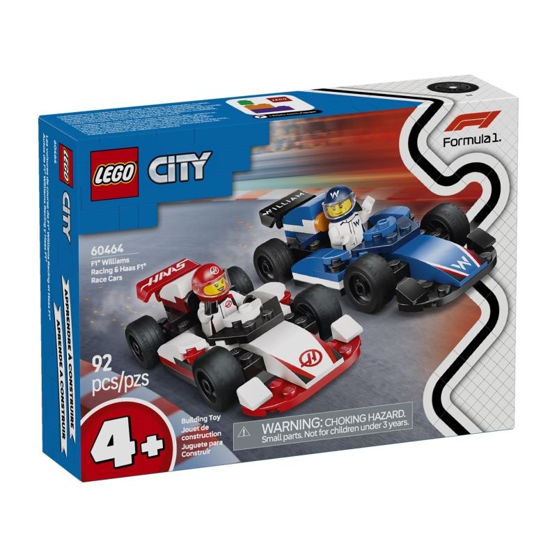 LEGO 60464 CITY AUTO DA CORSA F1 WILLIAMS RACING E HAAS GENNAIO 2025