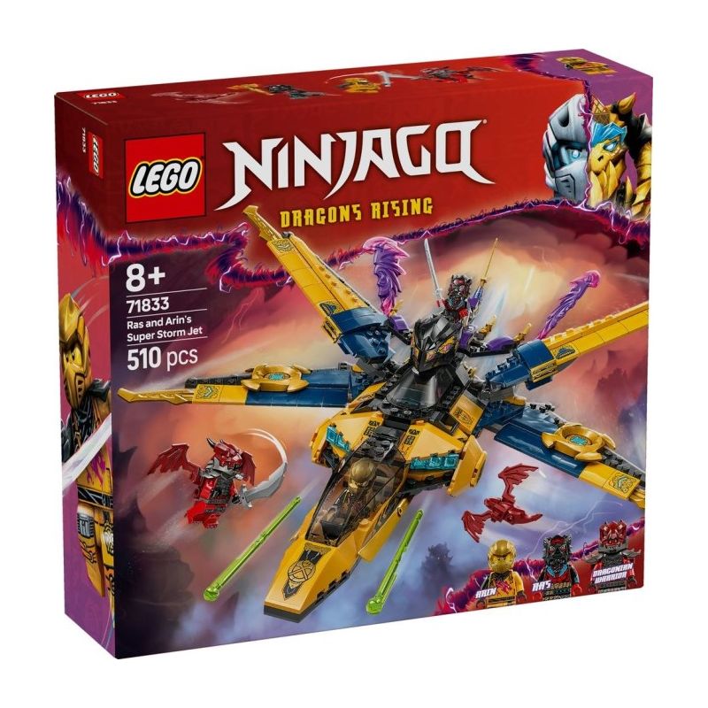 LEGO 71833 NINJAGO JET SUPER STORM DI RAS E ARIN GENNAIO 2025