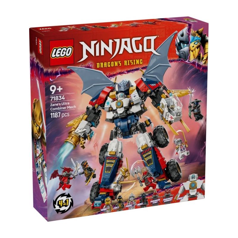 LEGO 71834 NINJAGO MECH ULTRA COMBINATORE DI ZANE GENNAIO 2025