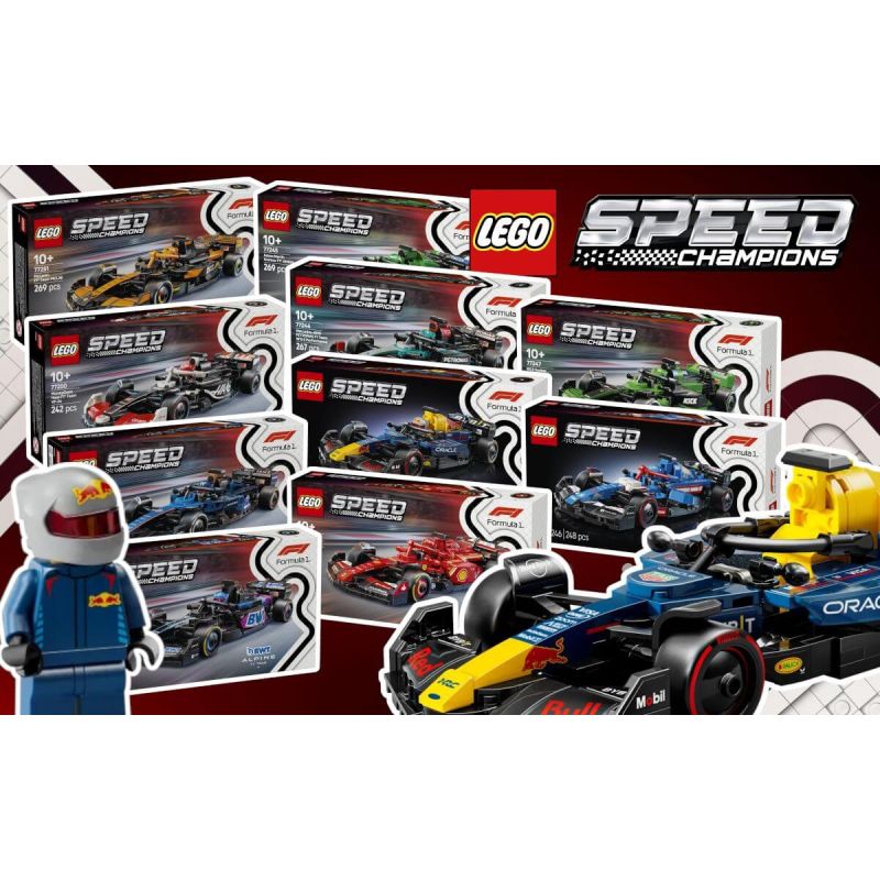 LEGO DA 77242 A 77251 10 SPEED CHAMPIONS AUTO DA CORSA MARZO 2025