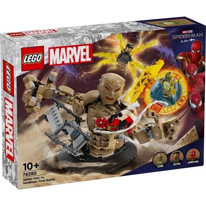 LEGO 76280 MARVEL Spider-Man vs. Uomo sabbia: Battaglia finale GENNAIO 2024