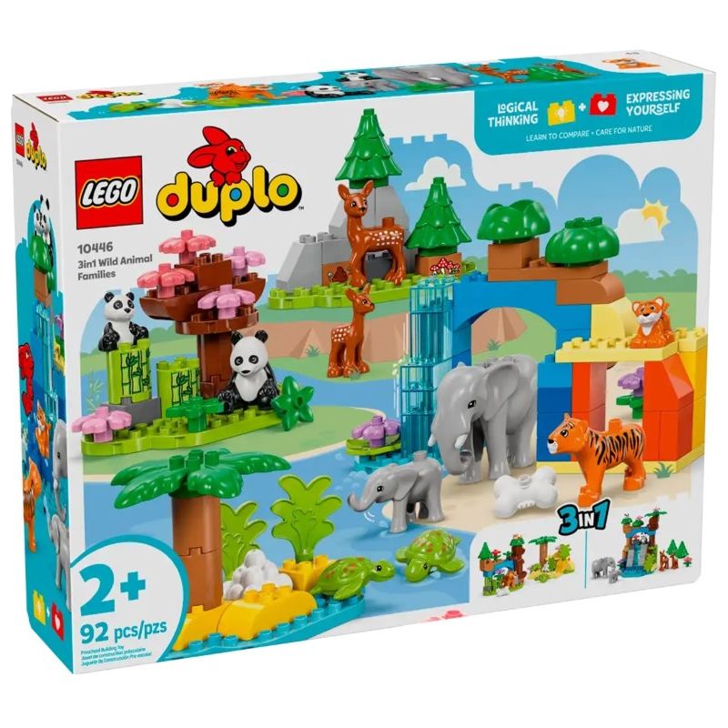 LEGO 10446 DUPLO  FAMIGLIE DI ANIMALI 3 IN 1 GENNAIO 2025