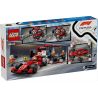 LEGO 60443 CITY PIT STOP DI F1 CON L'EQUIPAGGIO DEI BOX E LA FERRARI GEN 2025