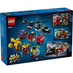 LEGO 60462 CITY ELICOTTERO, AUTOPOMPA E SOTTOMARINO GENNAIO 2025